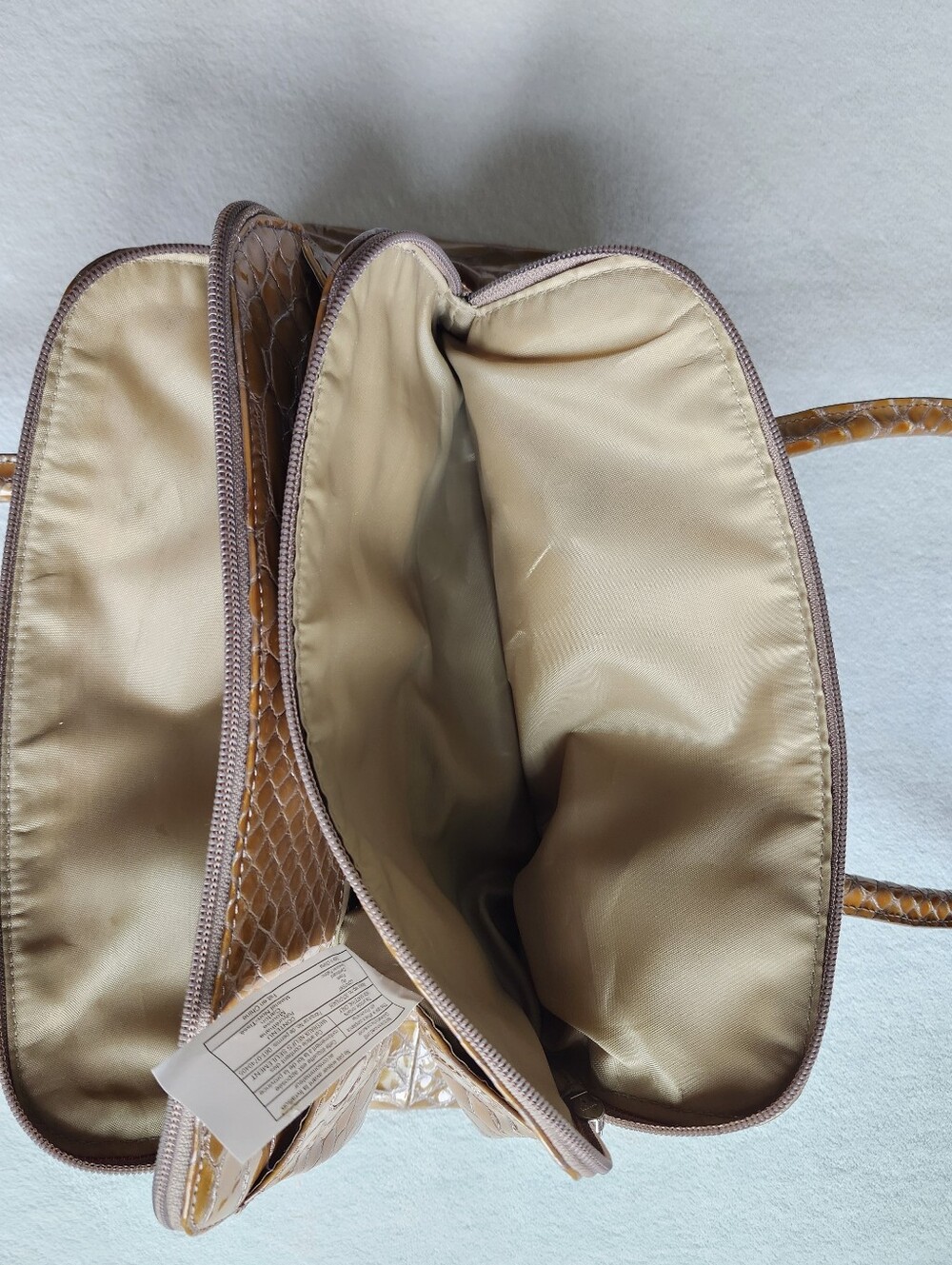 Danier Genuine Leather Shoulder Bag - Caramel Brown - UPDATED - Picture 11 of 12